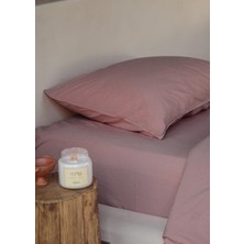 The Mia Cotta Old Rose Tek Kişilik Lastikli Çarşaf 200 x 100