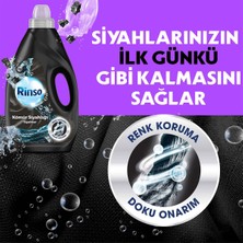 Rinso Sıvı Çamaşır Deterjanı Renk Bakım Sağlayıcı ve Koruyucu 3 Lt Aloe Vera X1 + Kömür Siyahlığı X2