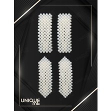 Unique Me Pearl Love Inci Toka 4'lü Set   (8 Cm)