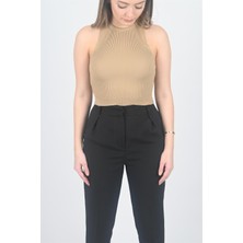 Lemajh Halter Yaka Vizon Crop