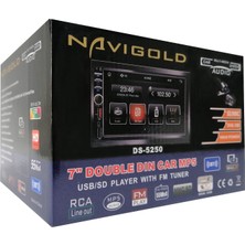 Navigold Garaj Dünyası Navigold Double Teyp DS-5250 7 Inch Bt/usb/fm/aux Geri Görüş Kamerası