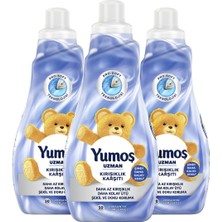 Yumoş Uzman Konsantre Çamaşır Yumuşatıcısı Daha Kolay Ütüleme Için 1200 ml X3