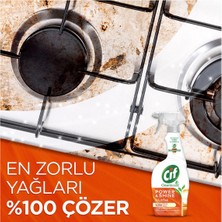 Cif Power Shine Cleanboost Sprey Temizleyici Banyo 750ml x1 + Mutfak Temizleyici Yağ Çözücü 750 mlx1