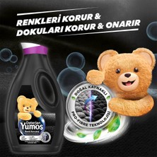 Yumoş Sıvı Bakım Çamaşır Deterjanı Renkli Giysiler 1690 ml X2 + Siyah ve Koyu Renkliler 1690 ml X2