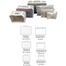 Flosoft Onikiden 6’lı Bebek Doğum Çanta Seti, Çok Amaçlı Düzenleyici Bavul Içi Seyahat Çantası 6’lı Set