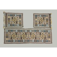 Elmass 3'lü Oto Koltuk Kilim Set - Çift Taraflı - Yıkanabilir