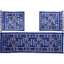 Elmass 3'lü Oto Koltuk Kilim Set - Çift Taraflı - Yıkanabilir