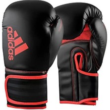 adidas HYBRID80 Kırmızı-Siyah Boks Eldiveni ve Dragondo Boks Bandajı Set Boks Seti