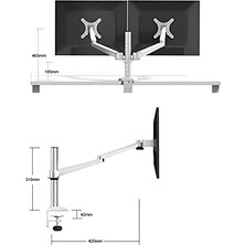 Markacase Ikili Monitör Taşıyıcı Stand