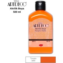 Artdeco Akrilik Boya 500ML 3603 Turuncu