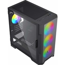 Powerboost Atx VK-M509B 750W Bilgisayar Kasası Siyah
