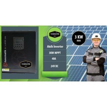 Mexxsun Teknovasyon Arge Tunçmatik Solarix 3kw 3 Kva Mppt 40A Akıllı Inverter – 24V Dc