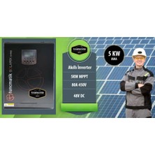 Mexxsun Teknovasyon Arge Tunçmatik Solarix 5 Kw 5 Kva Mppt 80A 450V Akıllı Inverter – 48V Dc