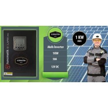 Mexxsun Teknovasyon Arge Tunçmatik Solarix 1 Kw 1 Kva Pwm 50A Akıllı Inverter – 12V Dc