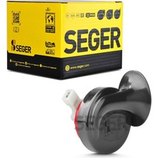 Seger SEGER-60B Salyangoz Korna 12V (Dadat), Kalın Ses,jpt Soket (Dacia, Renault, Citreon, Peugeot)