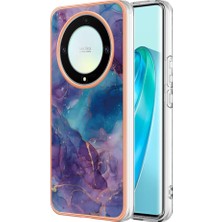 Hello-U Honor X9A Tpu Telefon Kılıfı X9A 5g / Magic5 Lite 5g / X40 5g, Mermer Desen 2.0mm Imd Elektrografa Kapağı (Yurt Dışından)