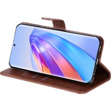 Hello-U Honor X9A 5g Magic5 Lite 5g X40 5g Buzağı Dokusu Fermuar Cep Telefon Kılıfı Pu Deri Cüzdan Stand Anti-Damla Kapağı (Yurt Dışından)