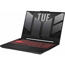 Asus Tuf Gaming A15 FA507NV Amd Ryzen 7 7735HS 32GB 512GB SSD RTX4060-8GB Windows 11 Home 15.6" 144HZ Fhd Taşınabilir Bilgisayar LP023H04 + Zetta Çanta