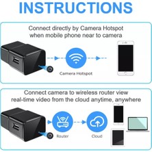 Medem 4K Medem Wifi Gizli Şarj Aleti Adaptör