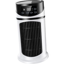 Eleanos Taşınabilir Klima Klima Fanı Altı Rüzgar Hızı Kişisel Işık Hava Soğutma Fanı Even Hava Fanı Ev, Beyaz (Yurt Dışından)