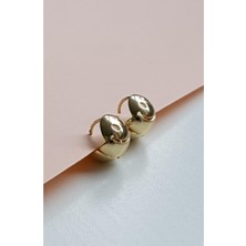 Margelle Gold Smiley Top Küpe