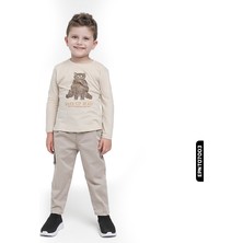 Xo Kids Erkek Pantolon 1-4 Yaş  0022008 EPNT07003 Taş