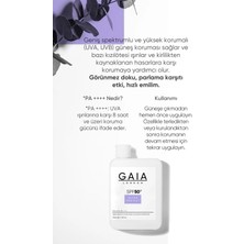 Gaia London Vücut İçin Yüksek Korumalı ve Parlama Karşıtı 50SPF+ Uva/uvb 100 ml Güneş Kremi