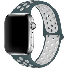 Voyo Apple Watch 3 4 5 6 7 8 Ultra 42MM 44MM 45MM 49MM Delikli Silikon Kordon Voyoniket