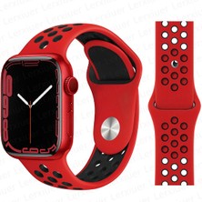 Voyo Apple Watch 3 4 5 6 7 8 38MM 40MM 41MM Delikli Silikon Kordon Voyoniket