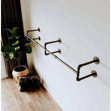 Blbn Design Dekoratif Duvara Borudan Askılık 300 cm