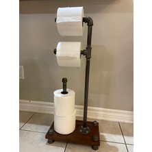 Blbn Design Dekoratif Borudan Tuvalet Kağıdı Askılık