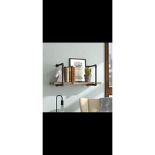 Blbn Design Dekoratif Borudan Duvara Raf