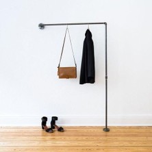 Blbn Design Dekoratif Duvara Borudan Askılık