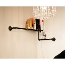 Blbn Design Dekoratif Duvara Borudan Raf