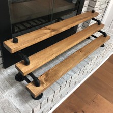 Blbn Design Dekoratif Borudan Raf ve Ayakkabılık 125 cm