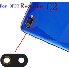 Tkgz Oppo Realme C2 Arka Kamera Camı Lens Yapışkanlı