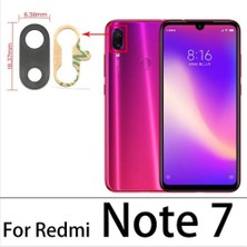 Tkgz Xiaomi Redmi Note 7 Arka Kamera Camı Lens Yapışkanlı