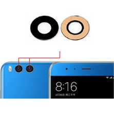Tkgz Xiaomi Mi Note 3 Arka Kamera Camı Lens Yapışkanlı