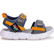 Kiko Kids Lesela Cırtlı Yürüyüş Kız/Erkek Çocuk Sandalet