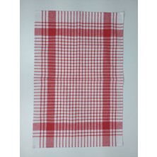 Mef Collection Alman Peçetesi Mutfak Bezi Kurulama Bezi Kırmızı 45x70 cm 3'lü