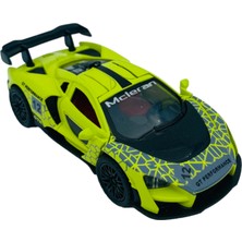 Popit Toys Metal Model Araba Kapıları Aç Kapa Çek Bırak Hareket Eden  Araç Yeşil Kamuflaj Mclaren Martı Kapı