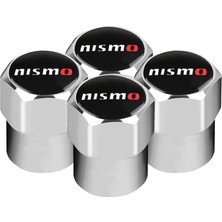 Yılmazetic Nissan Nismo Logo Arma Lastik Sibop Kapağı 4 Adet Plastik