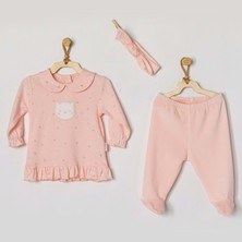 Andywawa 3 Lü Takım - Andywawa - Pembe - 0-3 Ay - AC22124-23323