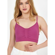 Grab Gül Kurusu Kadın Kısa Sporcu Sütyeni GW-T23S045 Yen Bralette