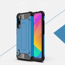 HEPTEKİLETİŞİM Xiaomi Mi A3 Kılıf Armor Köşe Korumalı Çift Katman Tank Zırh Kapak (Crash)