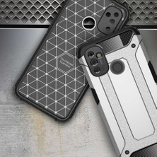 HEPTEKİLETİŞİM One Plus Nord N100 Kılıf Armor Köşe Korumalı Çift Katman Tank Zırh Kapak (Crash)