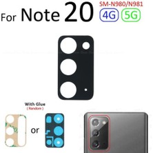 Tkgz Samsung Galaxy Note 20 Arka Kamera Camı Lens Yapışkanlı