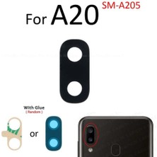 Tkgz Samsung Galaxy A20 Arka Kamera Camı Lens Yapışkanlı
