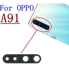 Tkgz Oppo A91 Arka Kamera Camı Lens Yapışkanlı