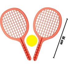 HYD Oyuncak 10'lu Set Plastik Raket Set Karne Hediyesi Okul Öncesi Hediyelik Tenis Raketi